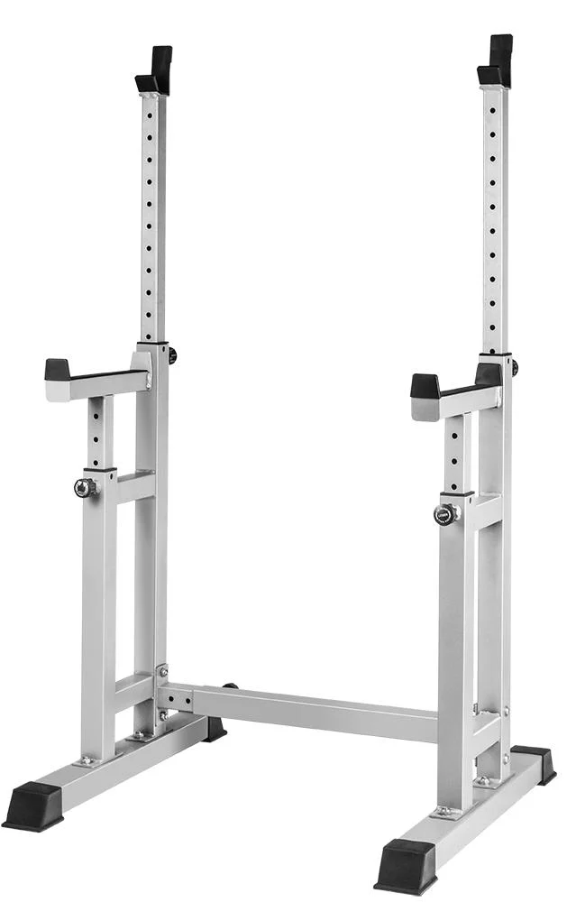 Adjustable Squat Barbell Rack 35.8&quot;-65&quot; Solid Steel Free Bench Press Rack Stands DIP Station Barbell Stand Multi-Function Weight Lifting Home Gym Fitness Portab