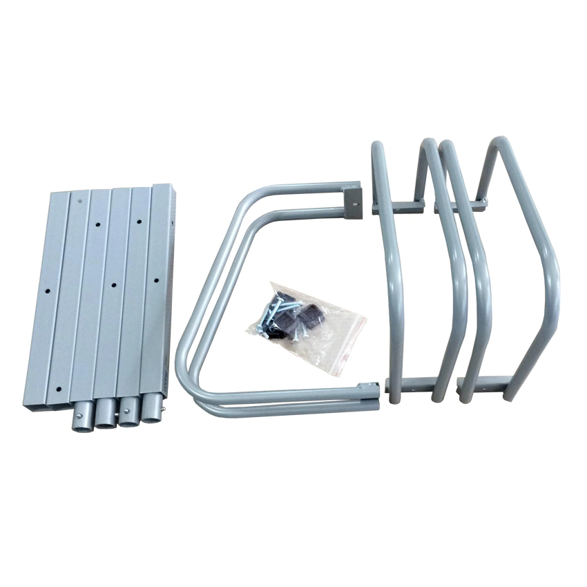 Hot DIP Galvanized Outdoor Bike Parking Floor Double-Sided Rack Stands