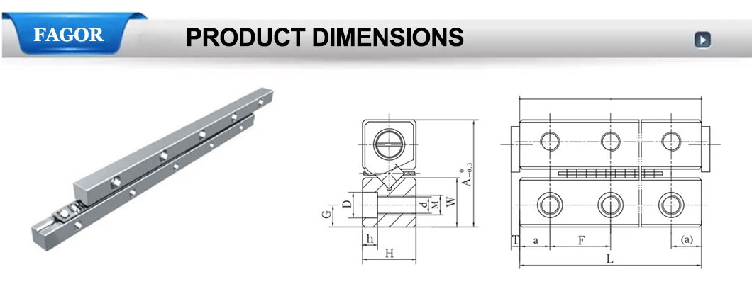 Gzv Series Roller Cross Guideway Linear Guide Slider