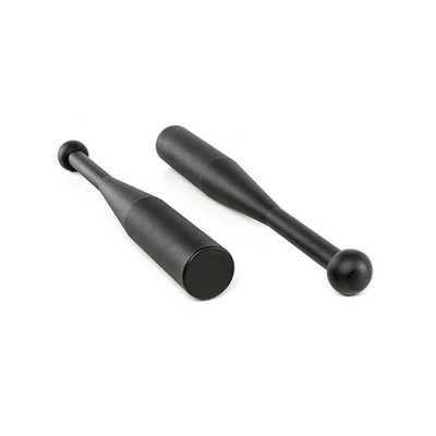 Strength Training Black Coated Steel Club for Bodybuilding