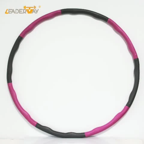 Yoga Fitness Body Exercise Adult Fat Burning NBR Smart Weighted Hula Ring Home Gym Equipment Hula Hoop